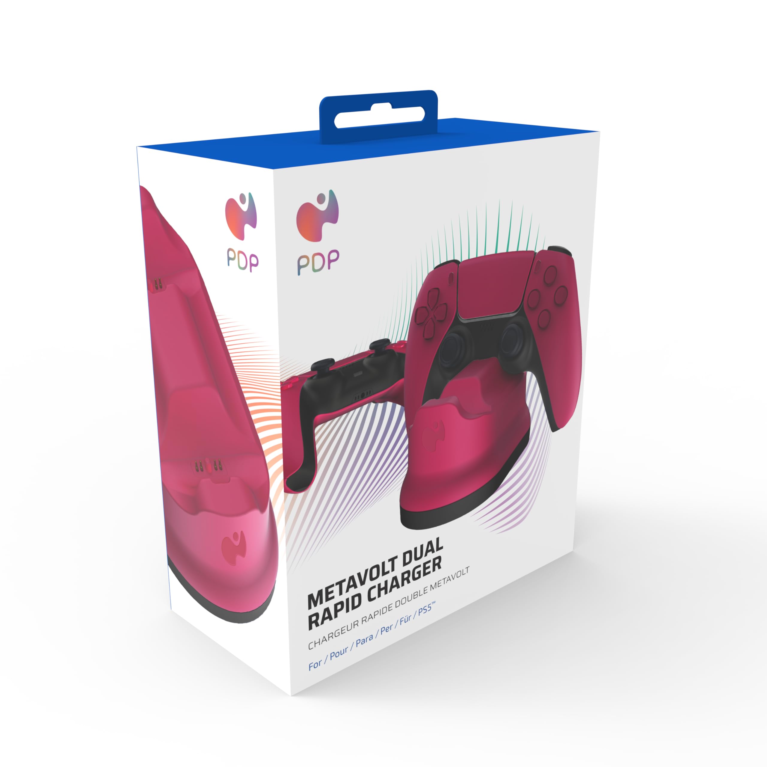 Pdp Metavolt PS5 - Dual Charger Red For Sony Playstation PS5 - PS4, Officially Licensed Pdp Metavolt PS5 - Dual Charger Red For Sony Playstation PS5 - PS4, Officially Licensed